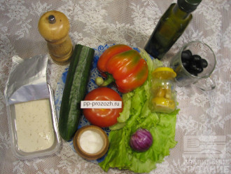 Шаг 1: Подготовьте ингредиенты, вымойте овощи.
