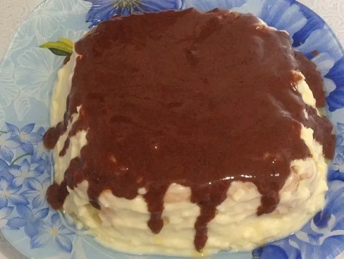 Торт без выпечки с желатином и фруктами рецепт фото пошагово и видео