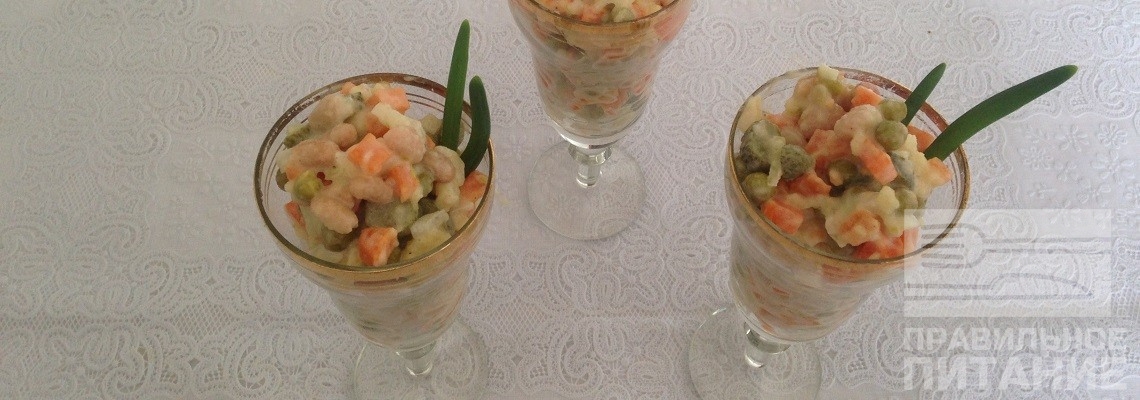 Салат из варёной свёклы с луком без майонеза